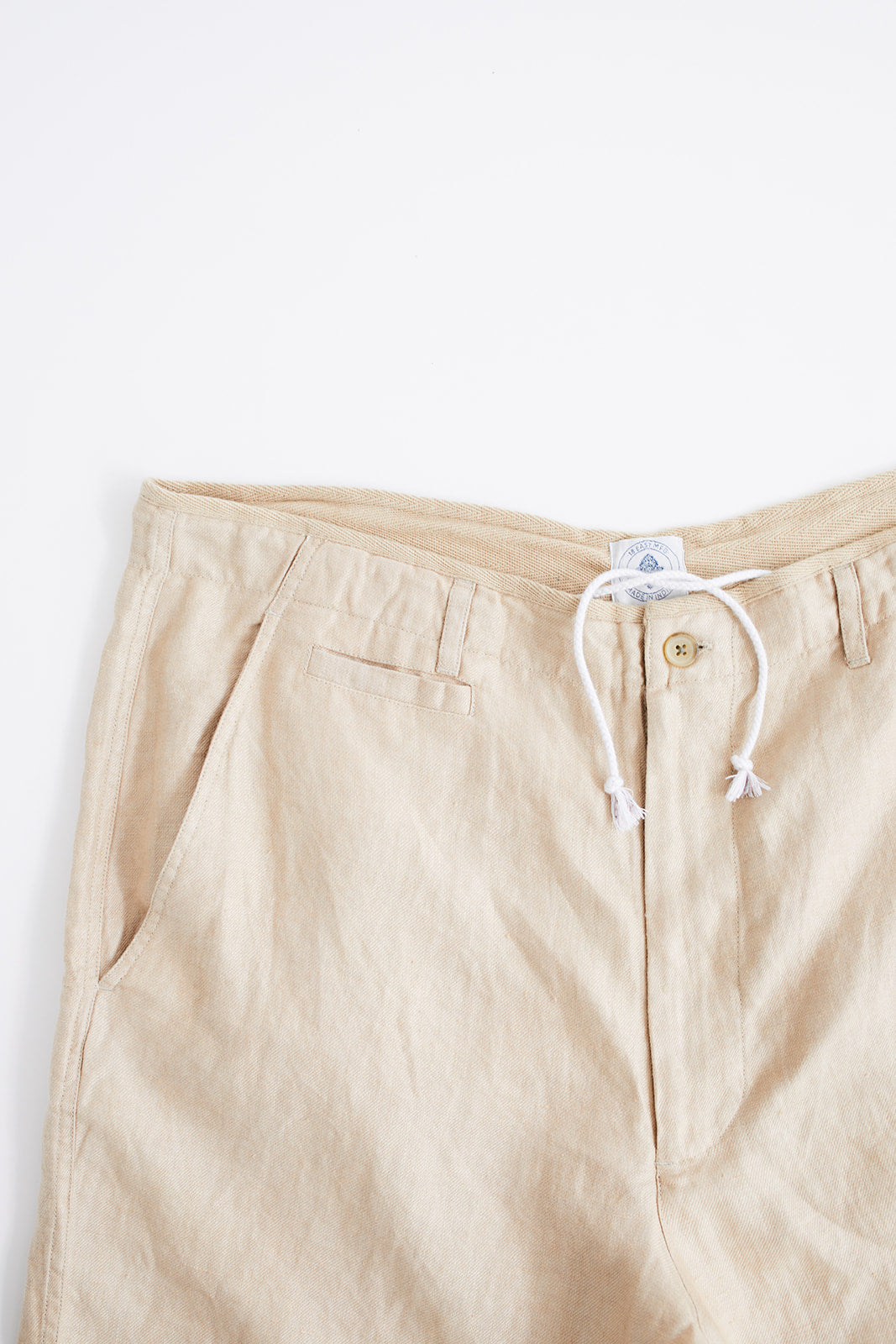 SHELTER CAMP SHORT - SAND  LINEN TWILL