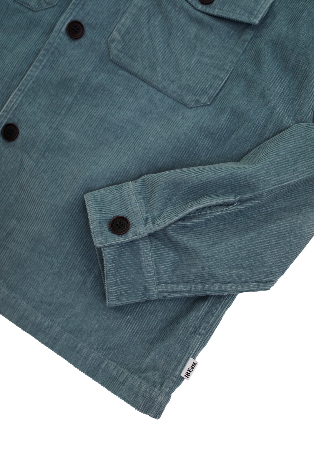 FOWLER FATIGUE SHIRT - STORMY SEA CORDUROY