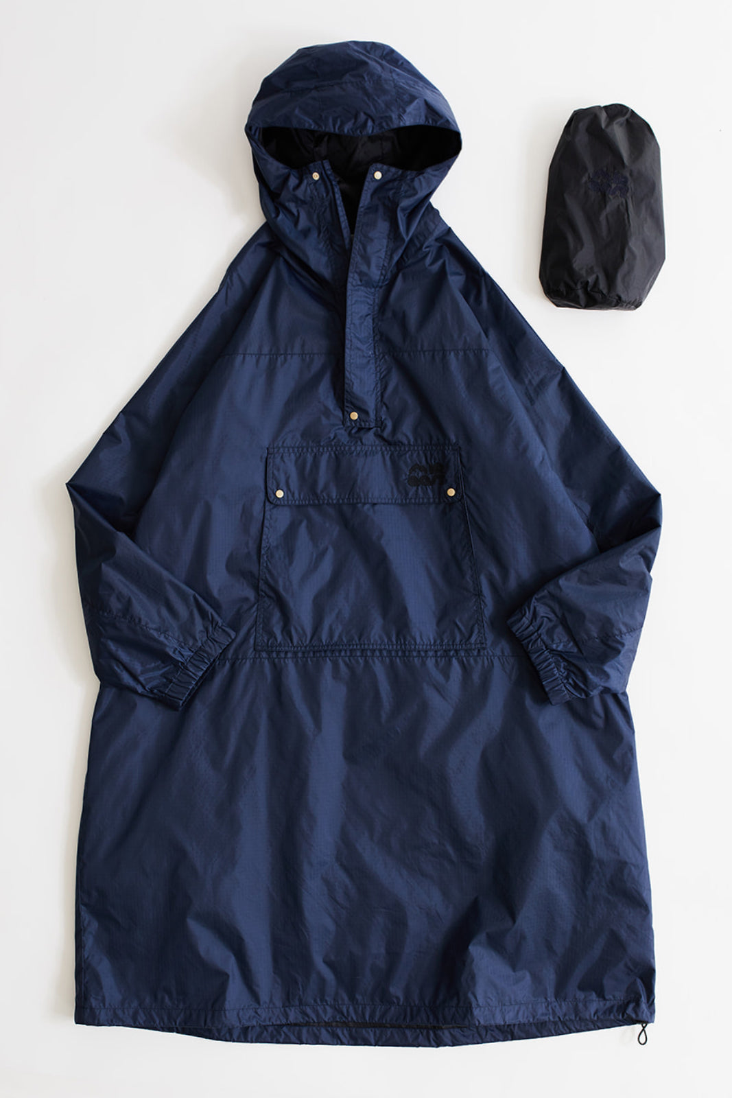 SWITCHBACK PACKABLE CAGOULE - NAVY NYLON RIPSTOP