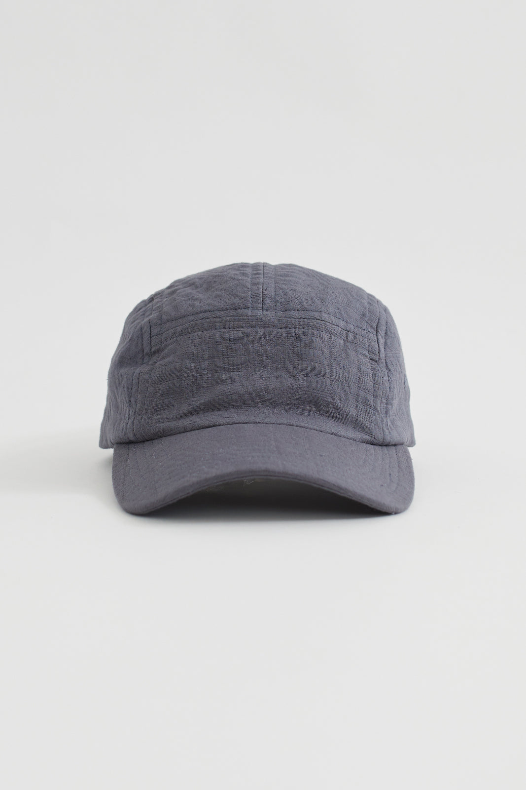 SUMMIT CAMP HAT - WASHED CHARCOAL HANDLOOM DOUBLE WEAVE