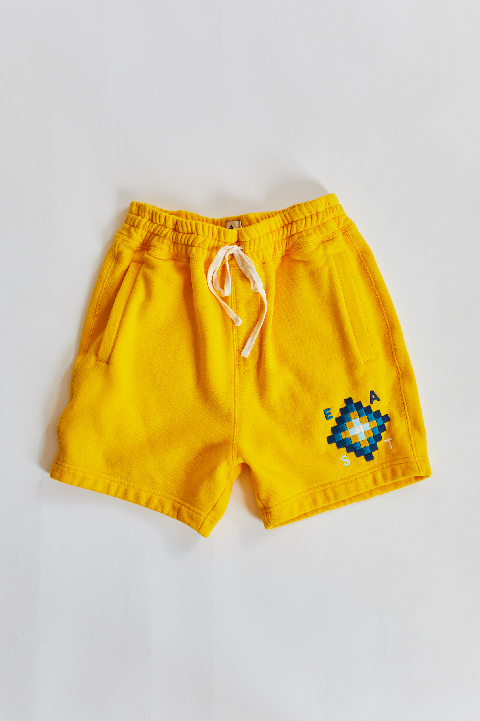 BRAHIM SWEATSHORT - SUNSHINE YELLOW PIMA FLEECE