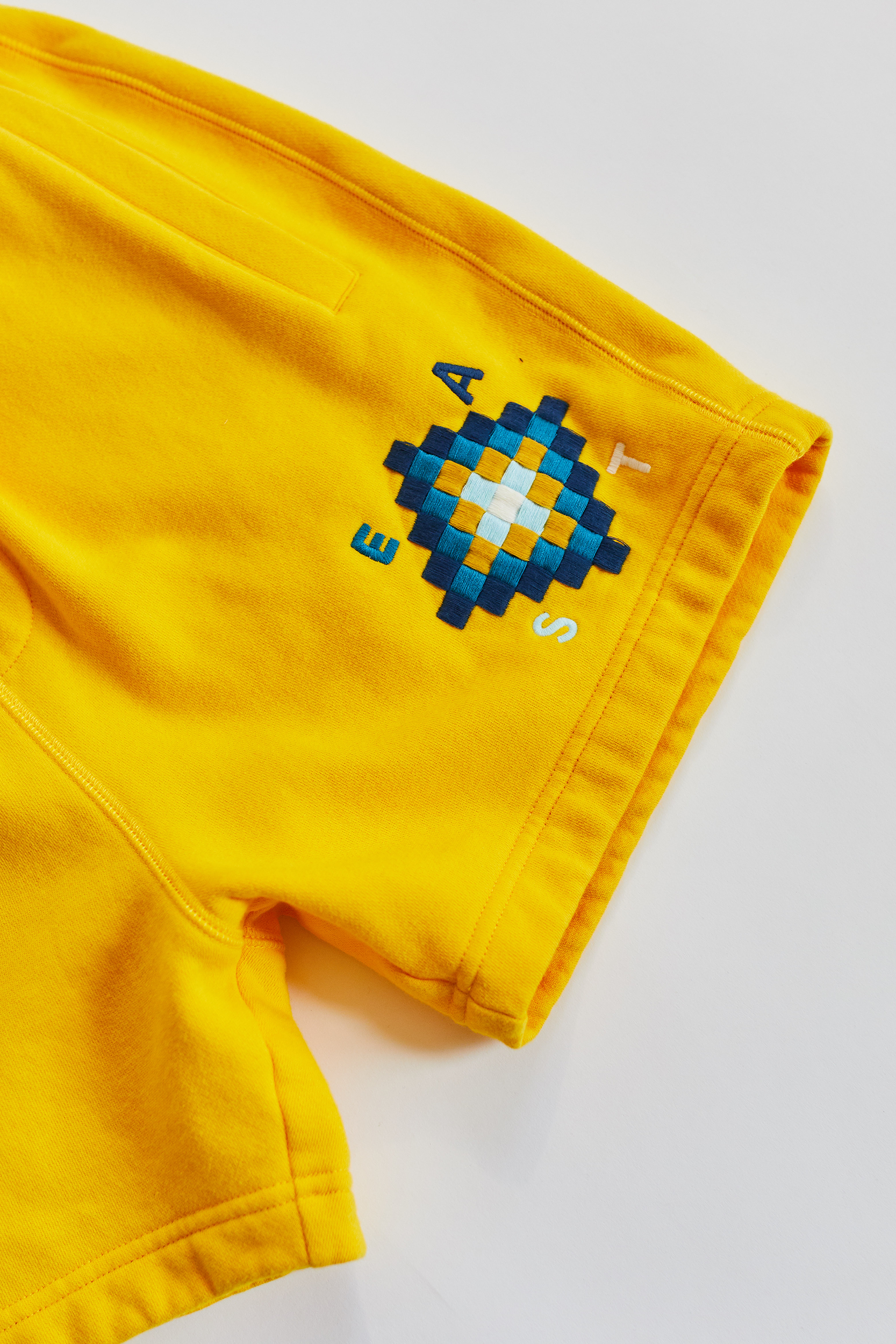 BRAHIM SWEATSHORT - SUNSHINE YELLOW PIMA FLEECE