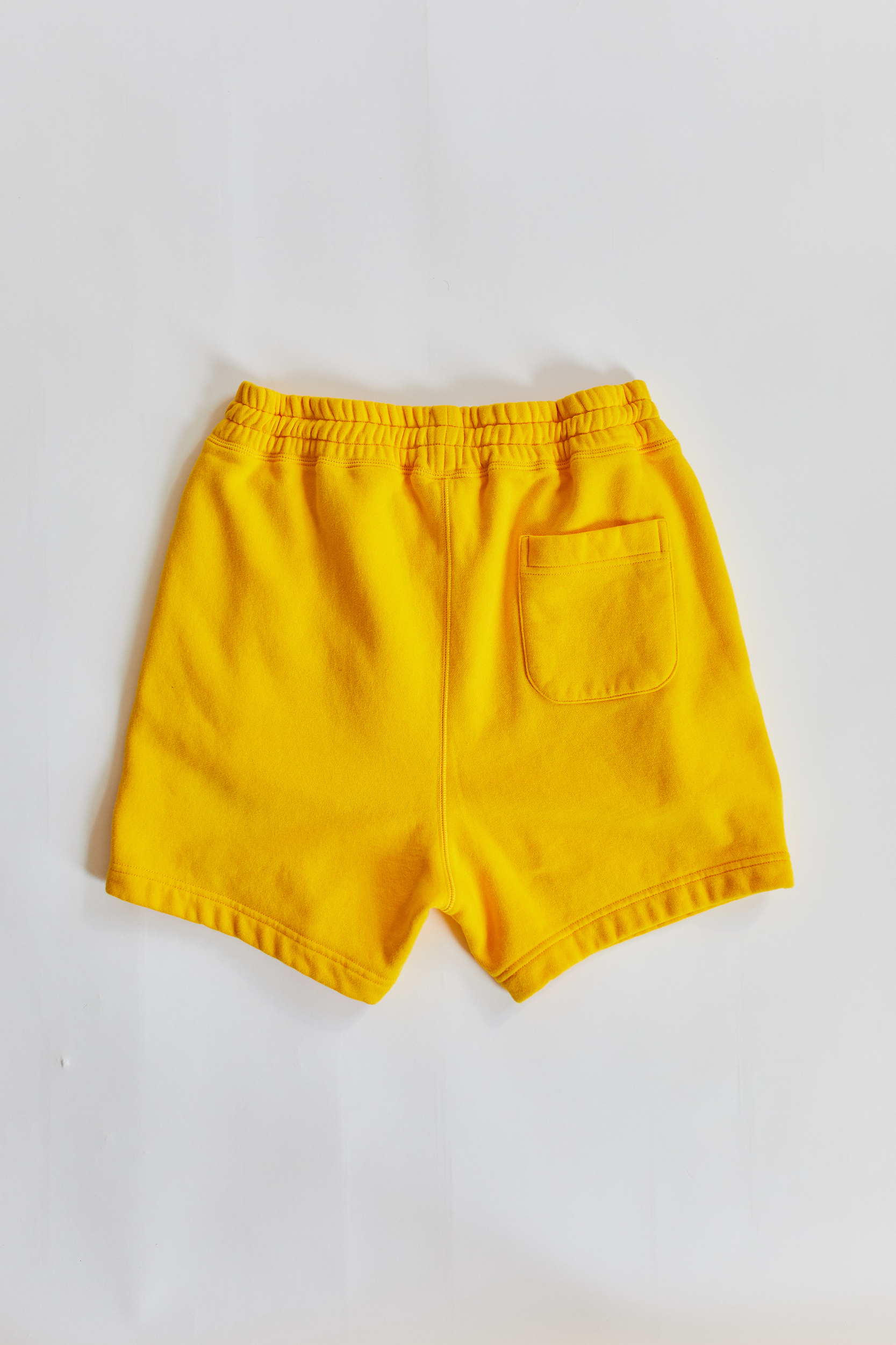 BRAHIM SWEATSHORT - SUNSHINE YELLOW PIMA FLEECE